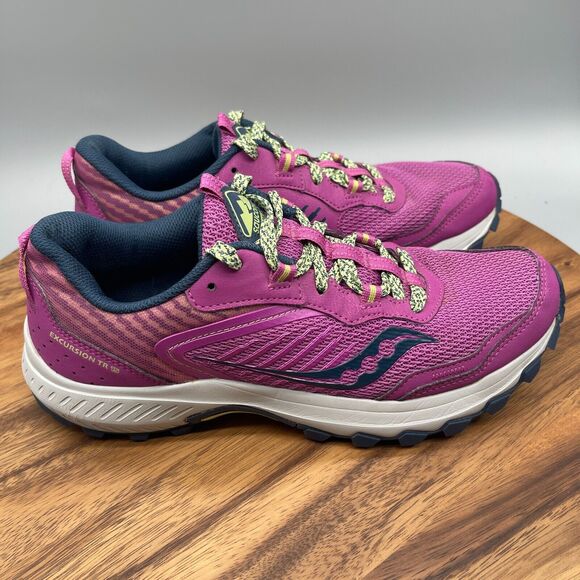 Saucony Womens Excursion TR15 Trail Running Shoes Size 10 Sneakers Pre Owned Gym - Picture 1 of 8